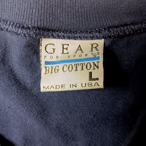 WVU Dad T Shirt L Vintage 90s Gear For Sports Mountaineers West Virginia Univ - Picture 7 of 10